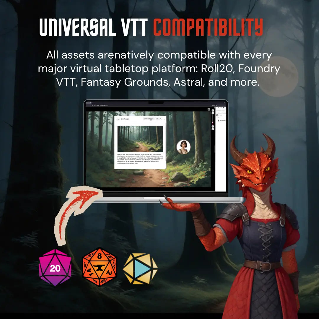 RPG Master Resources Bundle — 15,000+ VTT-Ready Assets for Game Masters