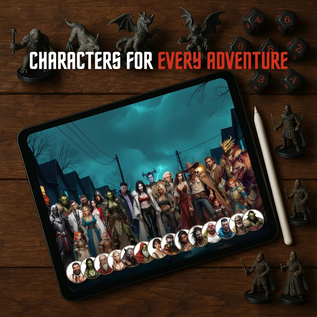 RPG Master Resources Bundle — 15,000+ VTT-Ready Assets for Game Masters
